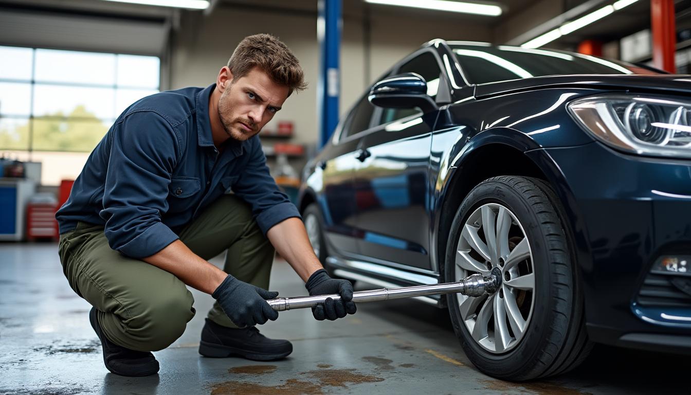 découvrez les meilleures pratiques pour effectuer un serrage optimal des roues de votre voiture à l'aide d'une clé dynamométrique. assurez votre sécurité sur la route en apprenant les techniques essentielles pour un montage précis et efficace.