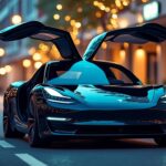 Les spécificités que cache la voiture Tesla avec portes papillon