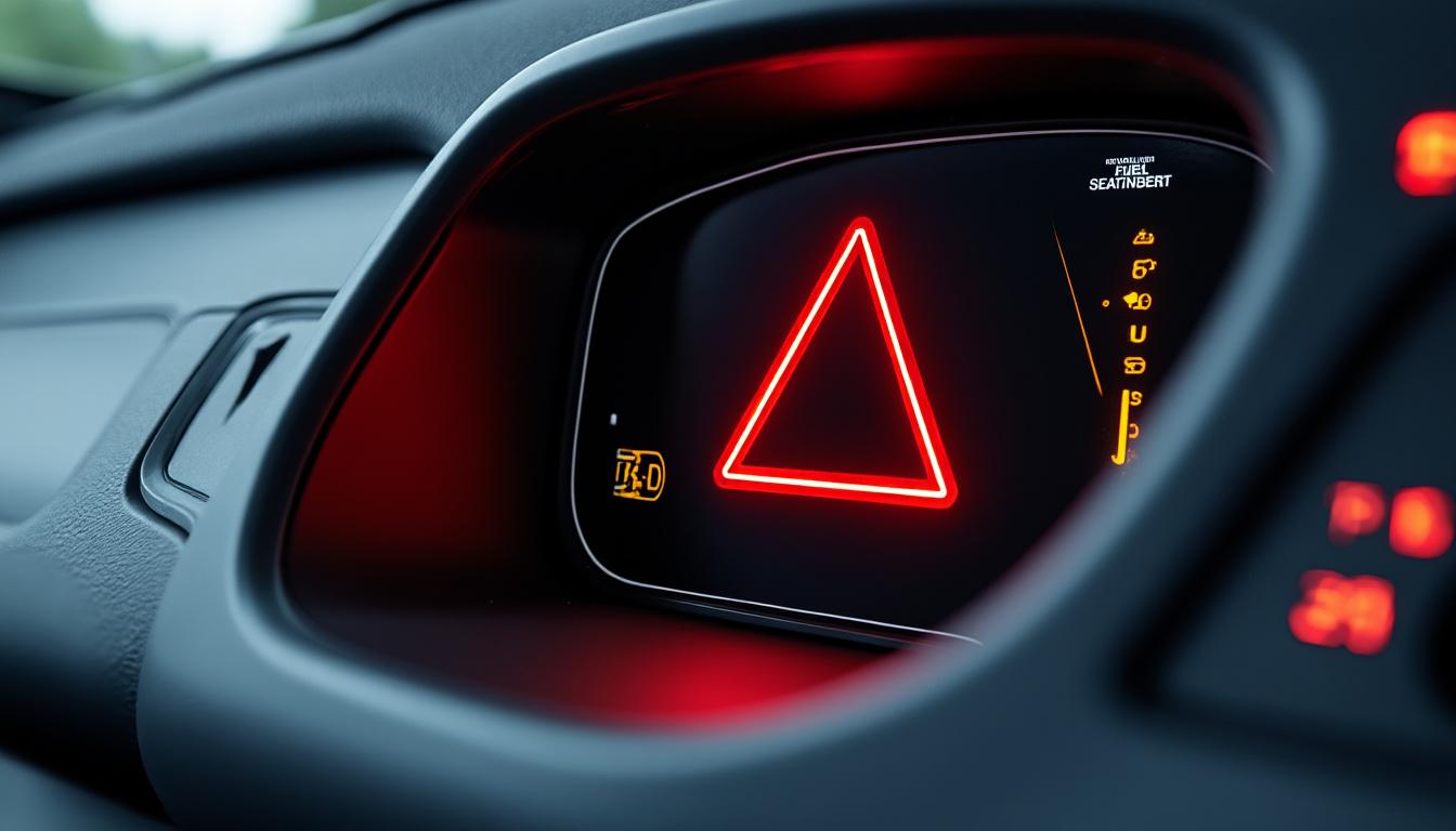 découvrez pourquoi le voyant triangle rouge s’allume sur votre voiture, ce qu’il signifie et quelles sont les actions à entreprendre pour garantir votre sécurité et éviter des pannes.