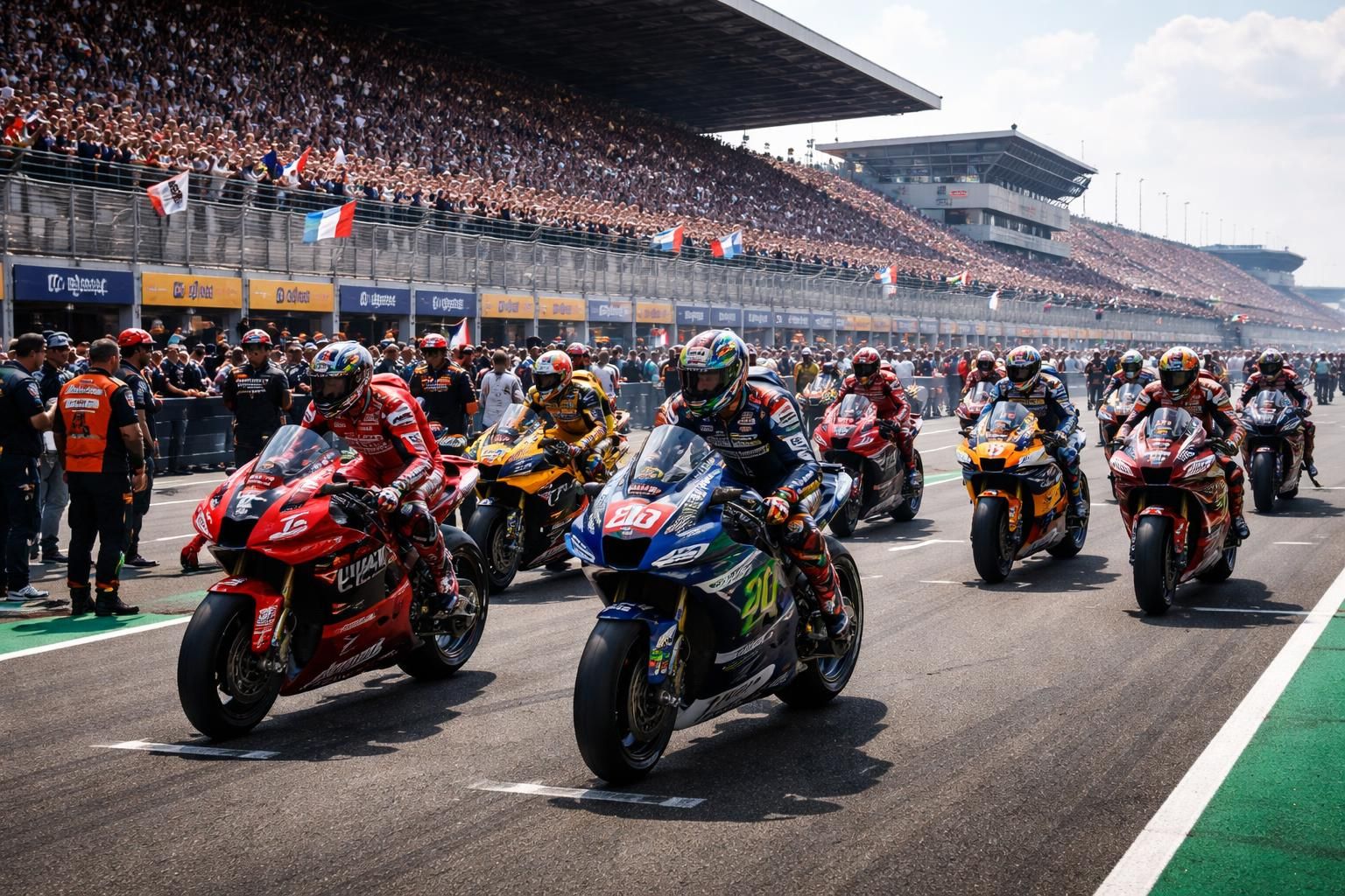 découvrez la grille de départ du moto gp au mans avec notre guide complet, parfait pour les passionnés de courses et les amateurs de vitesse.