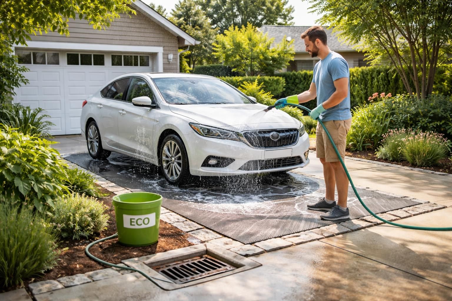 découvrez les meilleures pratiques pour laver votre voiture en toute sécurité dans votre cour, tout en respectant l'environnement et les réglementations locales.