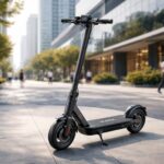Découvrez la trottinette électrique noire nav-v40 Navee pour un transport urbain stylé