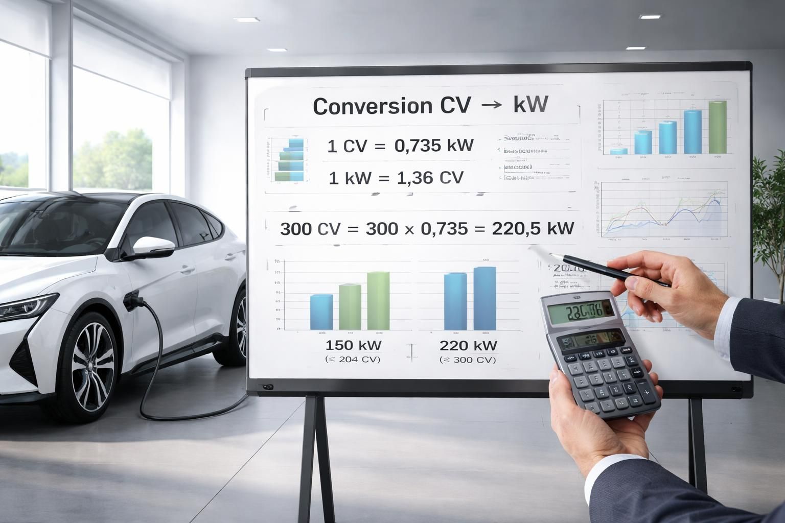 découvrez comment convertir 1 cheval-vapeur en kilowatts pour choisir efficacement votre voiture électrique grâce à notre guide complet.