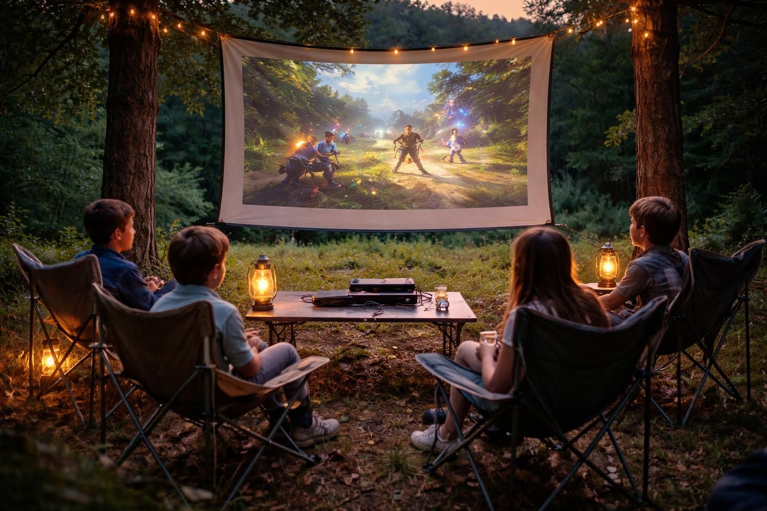 découvrez comment installer un écran de projection pour console en plein air lors de votre camp. guide pratique pour un setup de jeux en extérieur réussi et convivial.