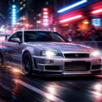 Les courses légendaires où la Kereta Nissan Skyline gtr r34 a brillé