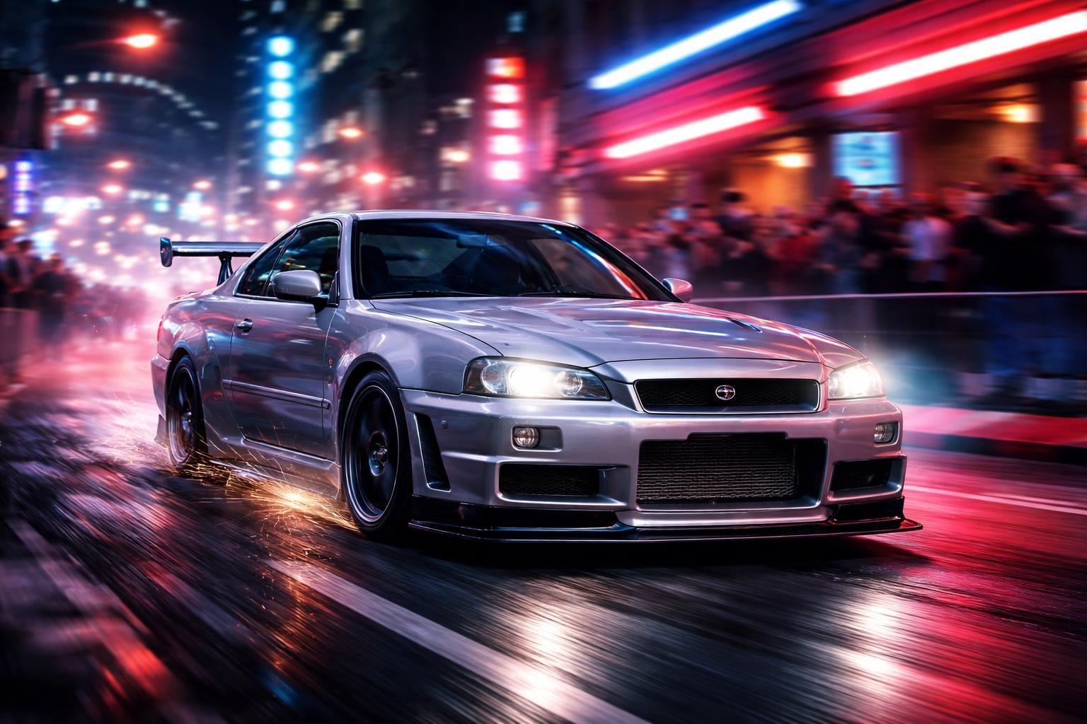 découvrez les courses légendaires où la nissan skyline gtr r34, surnommée kereta, a dominé et marqué l'histoire de la compétition automobile.